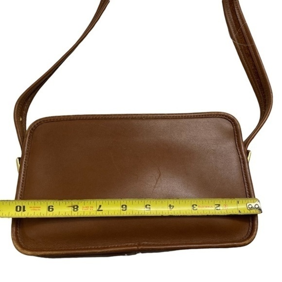 Coach vintage English tan bag 9164 legacy east west compartment bay - Picture 14 of 14